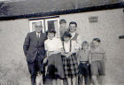 Frank and his father Archibald in 1957