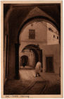 Tunis Une Rue. &quot;Apparently an Arab woman in white. Visited Tunis 20/5/1943&quot;