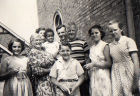 Frank in 1958 with the Baker Family