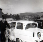 Frank and his three wheeler Reliant