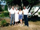 Frank, Nellie, Barbara and Chris at  Manor Park Estate