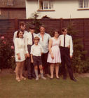 Frank&#039;s children in the  back garden in 1970