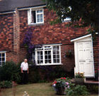 Frank outside Grantham Bank